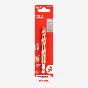 Свердло по металу RedHEX HSS-G TiN Milwaukee 9.0мм (48894721)