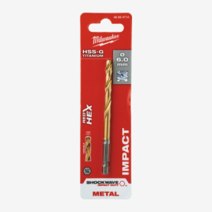 Свердло по металу RedHEX HSS-G TiN Milwaukee 6.0мм (48894714)