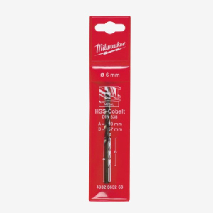 Свердло по металу HSS-Co Milwaukee DIN338 6.0мм (4932363268)