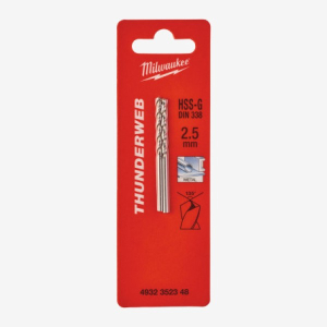 Свердло по металу THUNDERWEB HSS-G Milwaukee DIN338 2.5x57мм 2pcs. (4932352348)