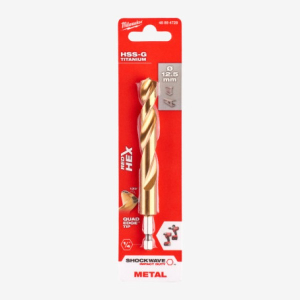 Свердло по металу RedHEX HSS-G TiN Milwaukee 12.5мм (48894728)