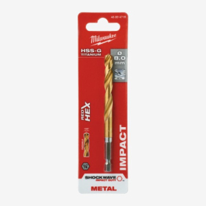 Свердло по металу RedHEX HSS-G TiN Milwaukee 8.0мм (48894719)