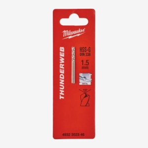 Свердло по металу THUNDERWEB HSS-G Milwaukee DIN338 1.5x40мм 2pcs. (4932352346)