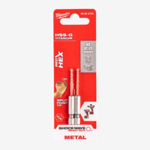 Свердло по металу RedHEX HSS-G TiN Milwaukee 2.0мм 2pcs. (48894703)