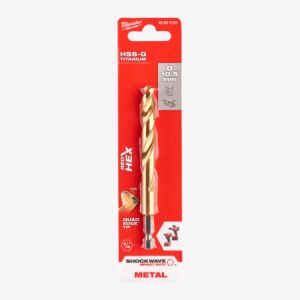Свердло по металу RedHEX HSS-G TiN Milwaukee 10.5мм (48894724)