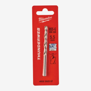 Свердло по металу THUNDERWEB HSS-G Milwaukee DIN338 5.5x93мм (4932352357)