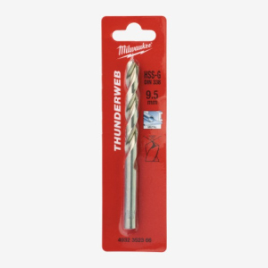 Свердло по металу THUNDERWEB HSS-G Milwaukee DIN338 9.5x125мм (4932352366)