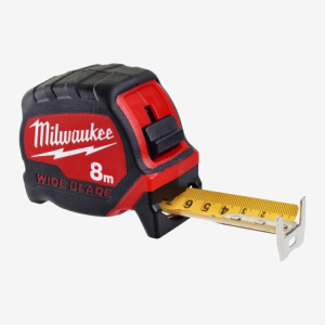 Рулетка метрическая MILWAUKEE WIDE BLADE, 8м (33мм)
