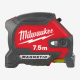 Рулетка метрическая магнитная MILWAUKEE с LED подсветкой, 7,5м, (30мм)