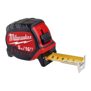 Рулетка метрична Milwaukee WIDE BLADE 5м/16FT (4932471817)