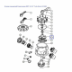 Клапан поворотний крана Emaux MPV-04 2.0" Valve Rotor 1021002