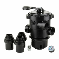 Кран шестиходовий Emaux MPV01 (1.5", верхнє підключення)