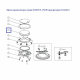 Линза прожектора Emaux серии LED/UL-P100 прозрачная 1041021