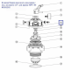 Клапан Emaux високого тиску з упл. кільцем 1.0" для крана MPV-06 89281202