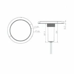 Прожектор світлодіодний Aquaviva 227C 252LED 21 Вт White