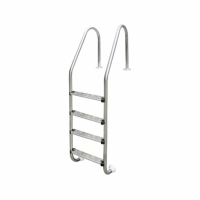 Сходи для басейну Emaux Standard SLF415-SR (4 ступені), AISI-304