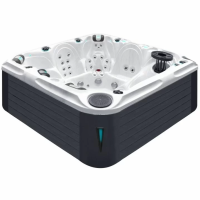 Гидромассажный бассейн Passion Spas Admire (230х230х91 см), Серебристо-белый