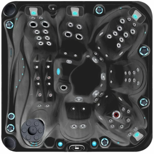 Гидромассажный бассейн Passion Spas Admire (230х230х91 см), Черная жемчужина