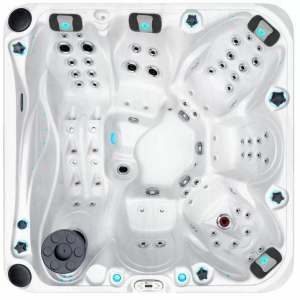 Гідромасажний басейн Passion Spas Admire (230х230х91 см), Сріблясто-білий