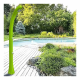 Душ солнечный Aquaviva So Happy с мойкой для ног, зеленый DS-H221VE, 28 л