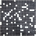 Мозаїка скляна Aquaviva Black/White