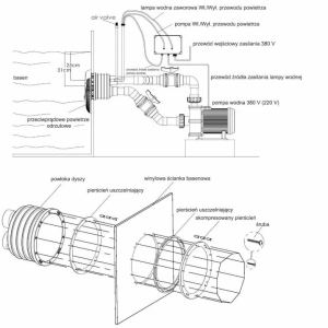 Противоток Aquaviva WTB300T 60 м3/ч (380В)