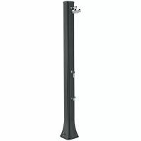 Душ солнечный Aquaviva Big Happy Five с мойкой для ног, антрацит F620/7016, 36 л