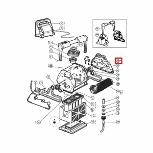 Бічна кришка RCX13200 до пилососів Hayward моделі TigerShark, TigerShark QC