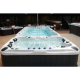 Плавательный SPA бассейн Passion Spas Fitness 1 (400x228x126 см), Серебристо-белый