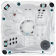 Гідромасажний басейн Passion Spas Delight (213х213х91 см), Сріблясто-білий