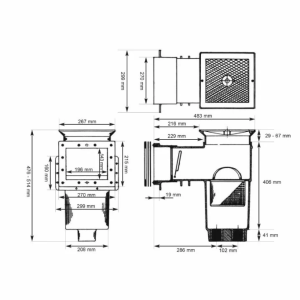 Скиммер Hayward SP1084 AutoSkim Standart под лайнер