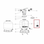 Дюзовая коробка 89011603 в комплекте с трубой для Emaux P400