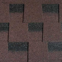 Битумная черепица SIM SHINGLE "EFFECT" (2,52 м.кв.) красно коричневый
