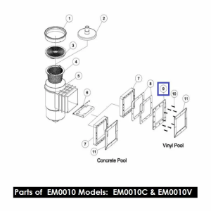 Рамка скиммера EMAUX EM0010 01051048