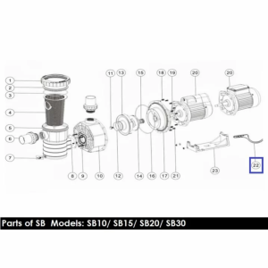 Ключ для відкриття насоса Emaux SB/SR (1021021)