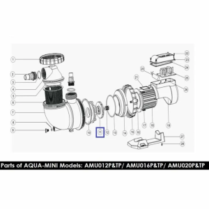 Крильчатка для насоса Emaux AMU012TP/16TP/AMU012P/16P (1311045)