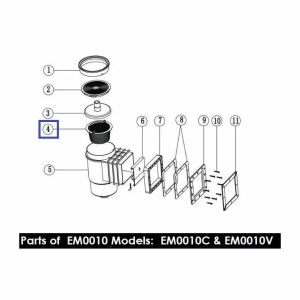 Корзинка с ручкой для скиммеров Emaux Standard EM0010/0020 (89150201/89150101)