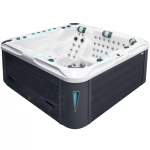Гидромассажный бассейн Passion Spas Felicity Mighty Wave (230x230x91 см), Серебристо-белый