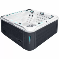 Гидромассажный бассейн Passion Spas Felicity Mighty Wave (230x230x91 см), Серебристо-белый