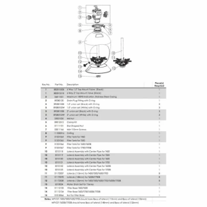 Фільтр Emaux T600B Volumetric (14.6 м3/год, D610)