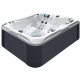 Гідромасажний басейн Passion Spas Happy (213х175х83 см), Сріблясто-білий