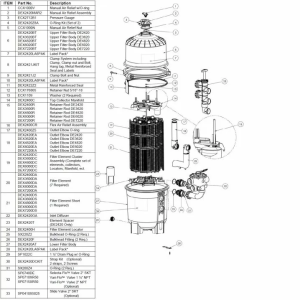 Фільтр Hayward ProGrid DE7220 (30 м3/год, D660)