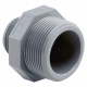 Ниппель переходной ПВХ Hidroten 1002457, НР-НР, d2"- 3/4"