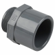 Двойной адаптер ПВХ Hidroten 1002753, муфта/втулка, НР, d50-63 мм, 1 1/2"