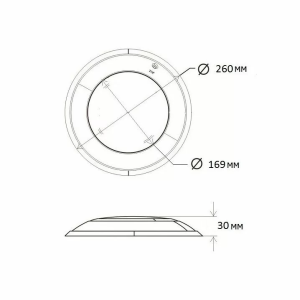 Прожектор світлодіодний Aquaviva LED001B (HT201S) 546LED (36 Вт) NW White сталевий + заставна