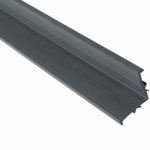L-подібний профіль Aquaviva PPG Gray для переливних грат, 2000х25 мм