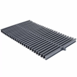 Переливні грати Aquaviva KTG-30 Classic з центральним з'єднанням, 295x25 мм (сіра)
