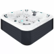 Гидромассажный бассейн Passion Spas Joy (225х225х91 см), Серебристо-белый
