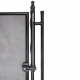 Калитка с замком для ограждения Aquaviva Fence Black