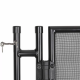 Калитка с замком для ограждения Aquaviva Fence Black